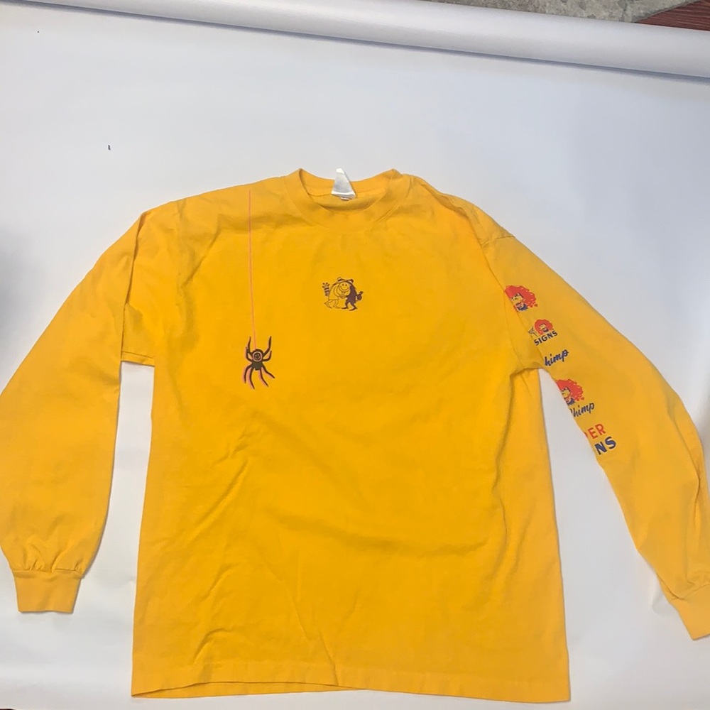 Lot, Stock & Barrel x She Chimp Out of Step Long Sleeve yellow T w Spy vs Spy